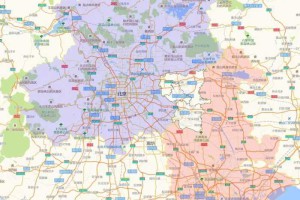 北京天津高清交通地图：河北省的飞地效应太幸福了吗？